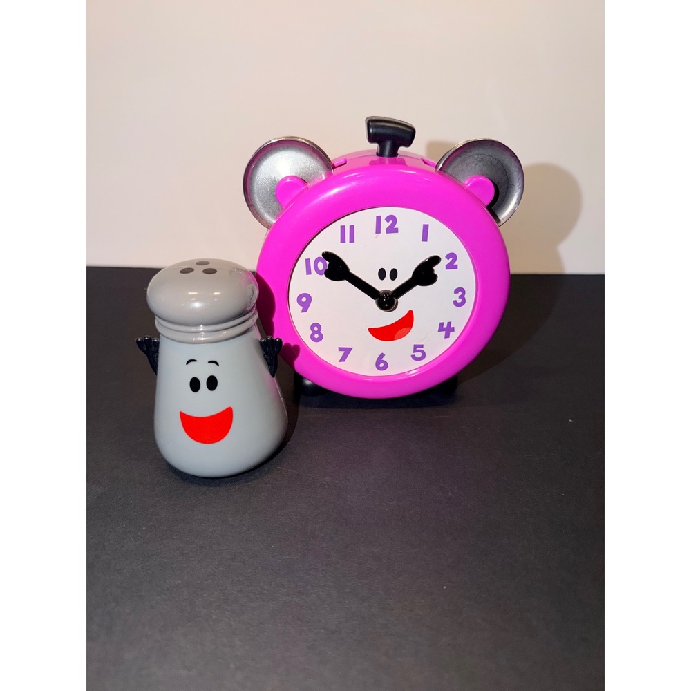Blues Clues and You Just Play Figures Tickety Tock and Mr Salt Pink Gray 2020